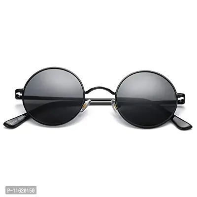 Fabulous Black Metal UV Protected Sunglasses For Men-thumb5