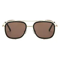 Fabulous Brown Metal UV Protected Sunglasses For Men-thumb1