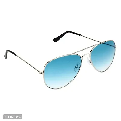 Fabulous Blue Metal UV Protected Sunglasses For Men-thumb2