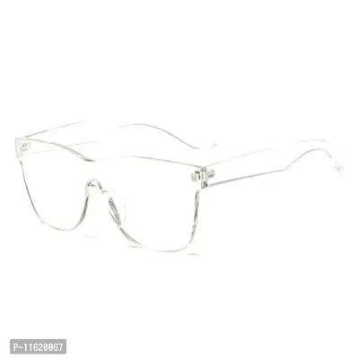 Fabulous White Plastic UV Protected Sunglasses For Men