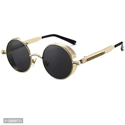 Modern Multicoloured Metal Sunglasses Pack Of 2-thumb5