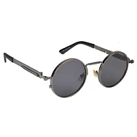 Fabulous Silver Metal UV Protected Sunglasses For Men-thumb2