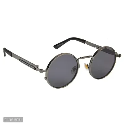 Fabulous Silver Metal UV Protected Sunglasses For Men-thumb3