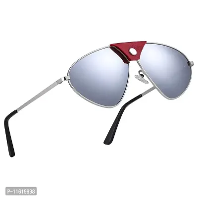 Fabulous Silver Metal UV Protected Sunglasses For Men