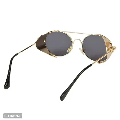 Fabulous Black Metal UV Protected Sunglasses For Men-thumb4