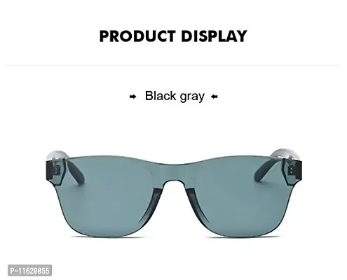 Fabulous Black Plastic UV Protected Sunglasses For Men-thumb2