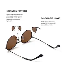 Fabulous Brown Metal UV Protected Sunglasses For Men-thumb1