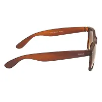 Stylish Classic Wayfarer Shape Brown-Brown Uv Protection Sunglasses For Women-thumb3