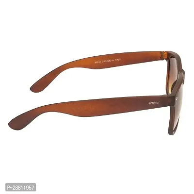 Stylish Classic Wayfarer Shape Brown-Brown Uv Protection Sunglasses For Women-thumb4