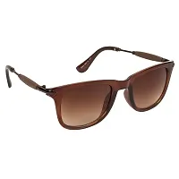 Fabulous Brown Metal UV Protected Sunglasses For Men-thumb2