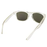 Modern Silver Plastic Sunglasses-thumb4