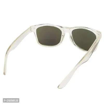 Modern Silver Plastic Sunglasses-thumb5