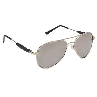 Arzonai Classics Aviator Silver-Silver UV Protection Sunglasses For Men  Women [MA-555-S11 ]-thumb1