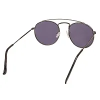 Arzonai Dempsey Round Shape Black-Grey UV Protection Sunglasses For Men  Women [MA-030-S6 ]-thumb4