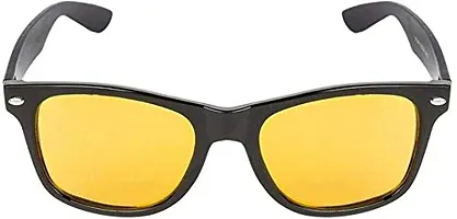 Arzonai Square Wayfarer Unisex Sunglasses Black Yellow  Blue ( Medium) Pack of 3-thumb1