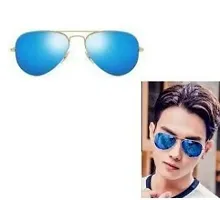 Trendy Blue Aviator Sunglass For Women-thumb1