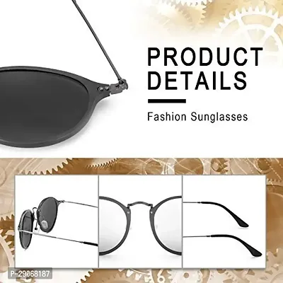 Trendy Plastic and Metal Frame Sunglasses For Women-thumb3