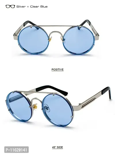 Fabulous Blue Metal UV Protected Sunglasses For Men-thumb5