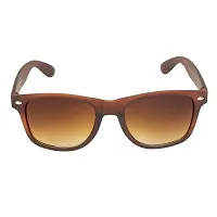 Stylish Classic Wayfarer Shape Brown-Brown Uv Protection Sunglasses For Women-thumb2