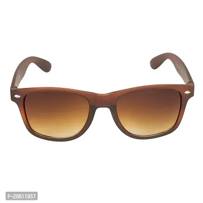 Stylish Classic Wayfarer Shape Brown-Brown Uv Protection Sunglasses For Women-thumb3