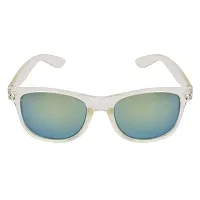 Modern Silver Plastic Sunglasses-thumb1