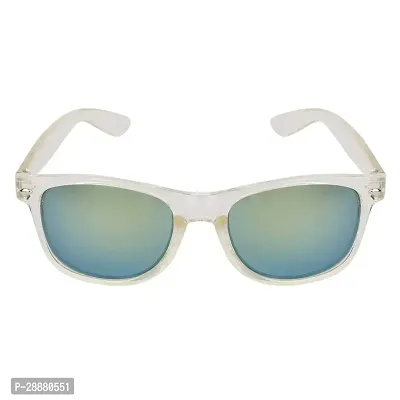 Modern Silver Plastic Sunglasses-thumb2