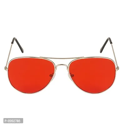 Arzonai Classics Aviator Silver-Red UV Protection Sunglasses For Men  Women |MA-095-S9|-thumb3