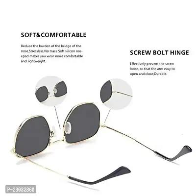 Unisex Metal Sunglasses-thumb2