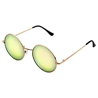 Fabulous Green Metal UV Protected Sunglasses For Men-thumb2