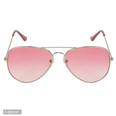 Arzonai Classic Aviator Shape Silver-Red UV Protection Sunglasses For Men  Women [MA-008-S17 ]-thumb3