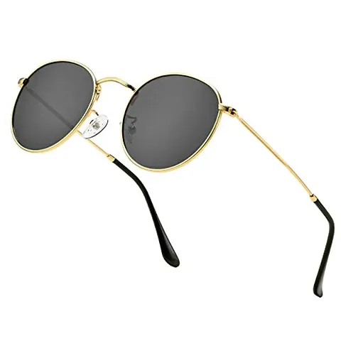 Stylish Metal Oval Sunglasses For Women