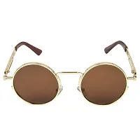 Fabulous Brown Metal UV Protected Sunglasses For Men-thumb1