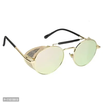 Fabulous Green Metal UV Protected Sunglasses For Men-thumb3