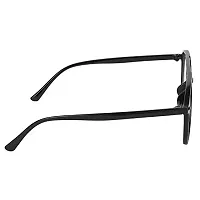 Modern Black Plastic Sunglasses-thumb3