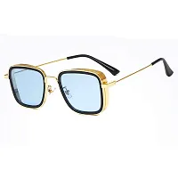 Arzonai Carryminati Metal Square Unisex Sunglasses (Large) Pack of 2-thumb2