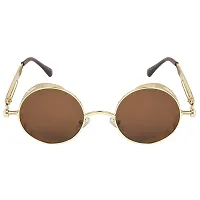 Fabulous Brown Metal UV Protected Sunglasses For Men-thumb1