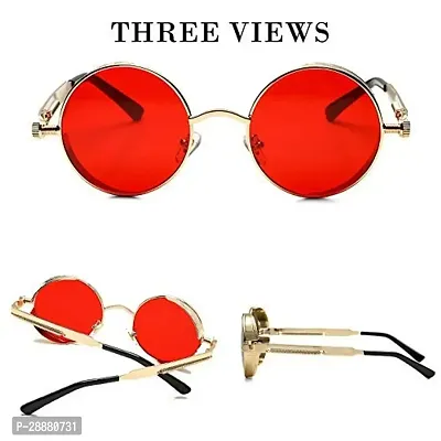 Modern Multicoloured Metal Sunglasses Pack Of 2-thumb3