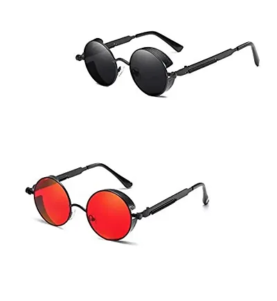 Modern Metal Sunglasses Pack Of 2