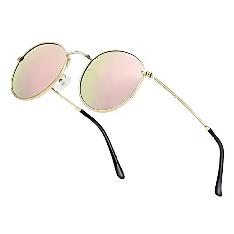 Stylish Metal Oval Sunglasses For Women