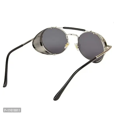 Fabulous Black Metal UV Protected Sunglasses For Men-thumb5