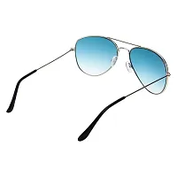 Fabulous Blue Metal UV Protected Sunglasses For Men-thumb3