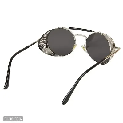 Fabulous Silver Metal UV Protected Sunglasses For Men-thumb5