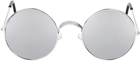 Fabulous Silver Metal UV Protected Sunglasses For Men-thumb1