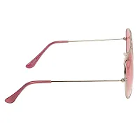 Arzonai Classic Aviator Shape Silver-Red UV Protection Sunglasses For Men  Women [MA-008-S17 ]-thumb3