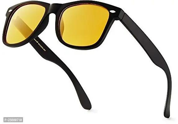 Modern Yellow Plastic Sunglasses-thumb5