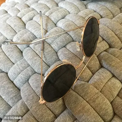 Fabulous Black Metal UV Protected Sunglasses For Men-thumb3