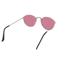 Fabulous Pink Metal UV Protected Sunglasses For Men-thumb4