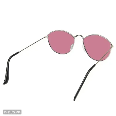 Fabulous Pink Metal UV Protected Sunglasses For Men-thumb5