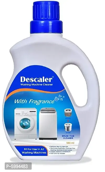Descaler liquid for All Washing Machine Deep Cleaner Scale Remover liquid With Fragrance (500 ml) (Pack of 1)-thumb0
