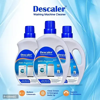 Descaler liquid for All Washing Machine Deep Cleaner Scale Remover liquid With Fragrance (500 ml) (Pack of 1)-thumb5
